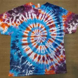 Serial Crumple Tie Dye T Shirt